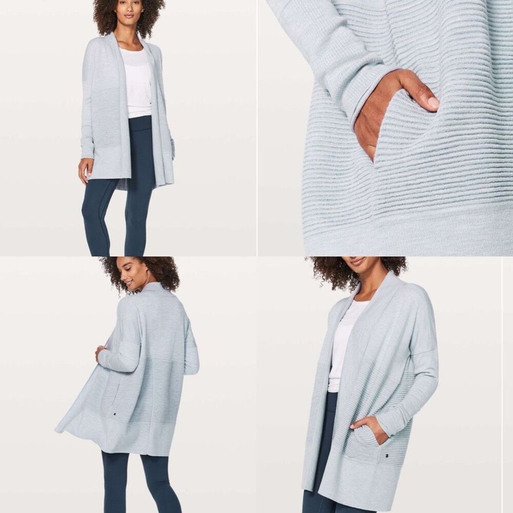 Lululemon Sit In Lotus Wrap II Heathered Starlight size 8